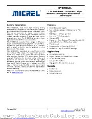 SY88903ALKG-TR datasheet pdf Microchip