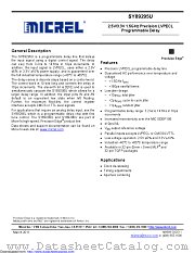 SY89295UMG-TR datasheet pdf Microchip