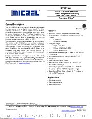 SY89296 datasheet pdf Microchip