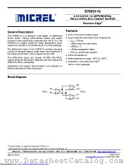 SY89311UMG-TR datasheet pdf Microchip