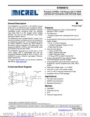 SY89467U datasheet pdf Microchip