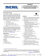 SY89537LMY datasheet pdf Microchip