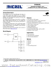 SY89645L datasheet pdf Microchip