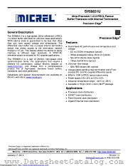 SY89831UMG-TR datasheet pdf Microchip