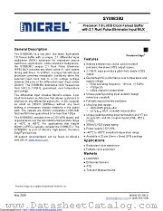 SY89838UMG-TR datasheet pdf Microchip