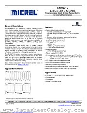 SY89871UMG-TR datasheet pdf Microchip