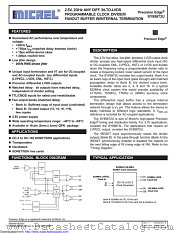 SY89872UMG-TR datasheet pdf Microchip