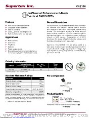 VN2106 datasheet pdf Microchip