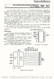 MMC4051 datasheet pdf Microelectronica