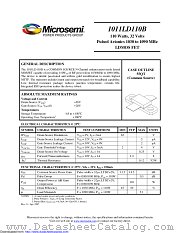 1011LD110B datasheet pdf Microsemi