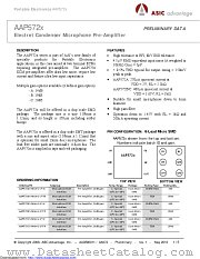 AAP572CS-M6A-G-LF-TR datasheet pdf Microsemi