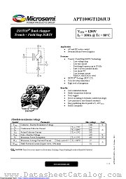 APT100GT120JU3 datasheet pdf Microsemi