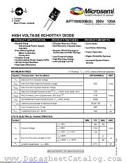 APT100S20BG datasheet pdf Microsemi