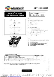APT10DC120HJ datasheet pdf Microsemi