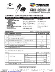 APT15D120BG datasheet pdf Microsemi