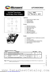 APT30DF20HJ datasheet pdf Microsemi