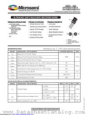 APT30DQ120BCTG datasheet pdf Microsemi