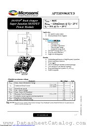 APT33N90JCU3 datasheet pdf Microsemi