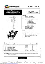 APT40GL120JU3 datasheet pdf Microsemi