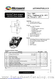 APT50M75JLLU3 datasheet pdf Microsemi