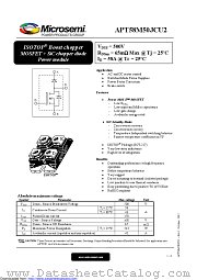 APT58M50JCU2 datasheet pdf Microsemi