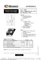 APT58M50JU2 datasheet pdf Microsemi