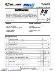 APT75F50L datasheet pdf Microsemi