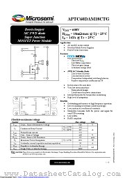APTC60DAM18CTG datasheet pdf Microsemi