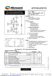 APTC80A15SCTG datasheet pdf Microsemi