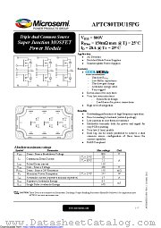 APTC80TDU15PG datasheet pdf Microsemi