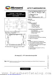 APTCV60HM45RT3G datasheet pdf Microsemi