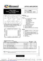 APTGL40X120T3G datasheet pdf Microsemi