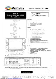 APTGT100A120T3AG datasheet pdf Microsemi