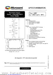 APTGT100BB60T3G datasheet pdf Microsemi