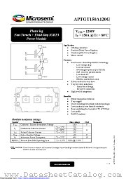 APTGT150A120G datasheet pdf Microsemi