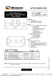 APTGT150DU120G datasheet pdf Microsemi