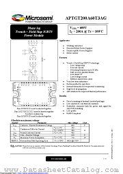 APTGT200A60T3AG datasheet pdf Microsemi