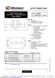 APTGT200DU120G datasheet pdf Microsemi