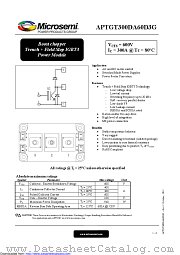 APTGT300DA60D3G datasheet pdf Microsemi