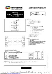 APTGT400A120D3G datasheet pdf Microsemi