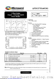 APTGT75X60T3G datasheet pdf Microsemi