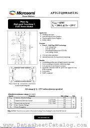 APTGTQ200A65T3G datasheet pdf Microsemi