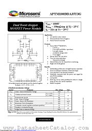 APTM100DDA35T3G datasheet pdf Microsemi