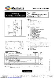 APTM120A29FTG datasheet pdf Microsemi