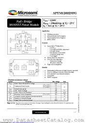 APTM120H29FG datasheet pdf Microsemi
