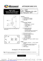 APTM120U10SCAVG datasheet pdf Microsemi