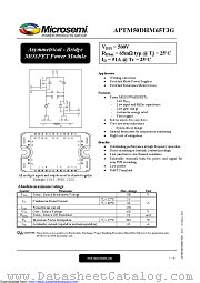 APTM50DHM65T3G datasheet pdf Microsemi