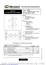 APTMC120AM16CD3AG datasheet pdf Microsemi