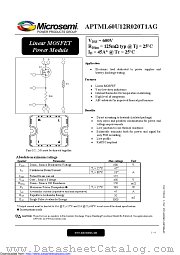 APTML60U12R020T1AG datasheet pdf Microsemi