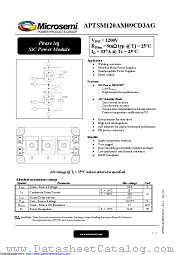 APTSM120AM09CD3AG datasheet pdf Microsemi